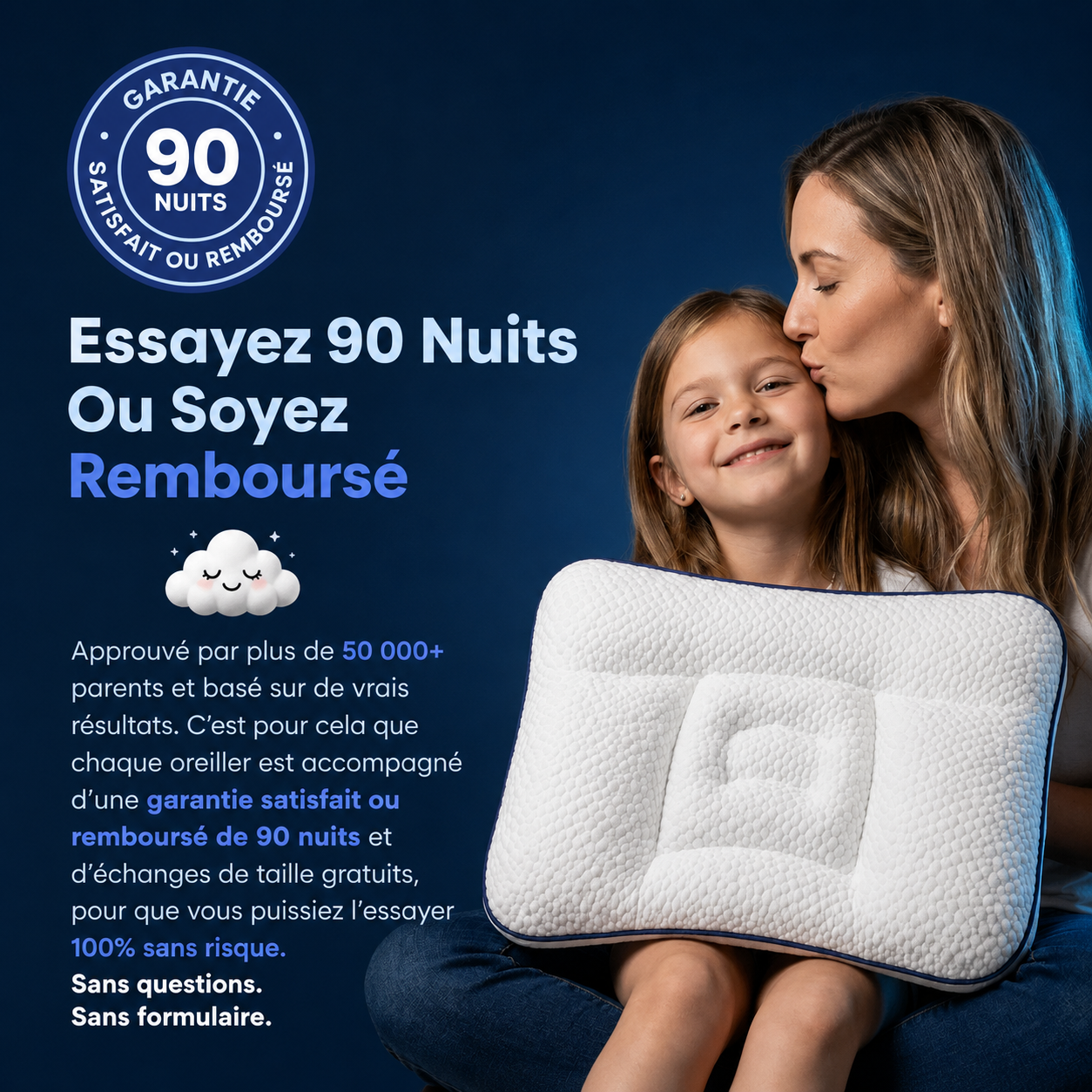 Oreiller pour enfants Le P'tit Nuage Spécial Posture